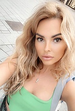 Ukrainian mail order bride Ksenia from Miami with blonde hair and hazel eye color - image 19