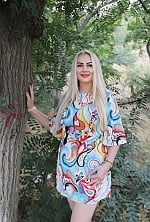 Ukrainian mail order bride Nadiia from Istanbul with blonde hair and green eye color - image 7