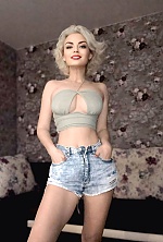 Ukrainian mail order bride Vika from Kyiv with blonde hair and green eye color - image 6