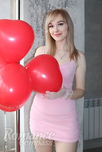 Ukrainian mail order bride Anna from Odesa with blonde hair and blue eye color - image 1