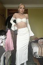 Ukrainian mail order bride Darya from Zaporizhzhia with white grey hair and grey eye color - image 36