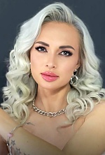 Ukrainian mail order bride Darya from Zaporizhzhia with white grey hair and grey eye color - image 58
