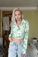 Ukrainian mail order bride Darya from Zaporizhzhia with white grey hair and grey eye color - image 3