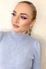 Ukrainian mail order bride Darya from Zaporizhzhia with white grey hair and grey eye color - image 55