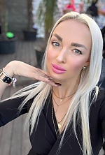 Ukrainian mail order bride Darya from Zaporizhzhia with white grey hair and grey eye color - image 15
