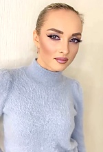 Ukrainian mail order bride Darya from Zaporizhzhia with white grey hair and grey eye color - image 56