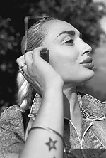 Ukrainian mail order bride Darya from Zaporizhzhia with white grey hair and grey eye color - image 27