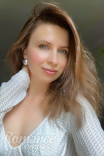 Ukrainian mail order bride Mariana from Kyiv with light brown hair and hazel eye color - image 1
