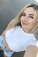 Ukrainian mail order bride Olena from Warsaw with blonde hair and grey eye color - image 14