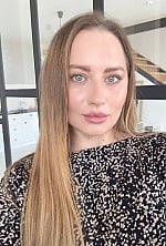 Ukrainian mail order bride Anastasiia from Prague with blonde hair and blue eye color - image 42