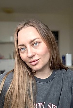 Ukrainian mail order bride Anastasiia from Prague with blonde hair and blue eye color - image 30