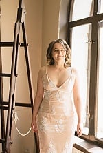 Ukrainian mail order bride Anastasiia from Prague with blonde hair and blue eye color - image 34