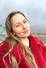 Ukrainian mail order bride Anastasiia from Prague with blonde hair and blue eye color - image 2