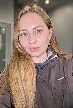 Ukrainian mail order bride Anastasiia from Prague with blonde hair and blue eye color - image 32