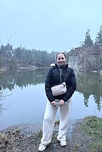 Ukrainian mail order bride Anastasiia from Prague with blonde hair and blue eye color - image 13