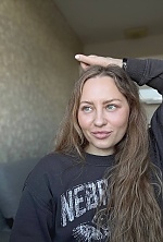 Ukrainian mail order bride Anastasiia from Prague with blonde hair and blue eye color - image 25