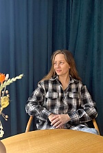 Ukrainian mail order bride Anastasiia from Prague with blonde hair and blue eye color - image 24