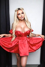 Ukrainian mail order bride Nastia from Madrid with blonde hair and green eye color - image 13