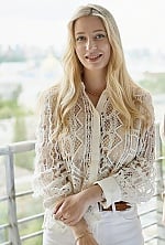 Ukrainian mail order bride Dariia from Kyiv with blonde hair and blue eye color - image 12