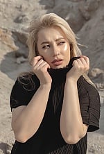 Ukrainian mail order bride Dariia from Kyiv with blonde hair and blue eye color - image 13
