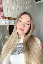 Ukrainian mail order bride Valeriia from Dubno with blonde hair and green eye color - image 34