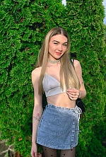 Ukrainian mail order bride Valeriia from Dubno with blonde hair and green eye color - image 35