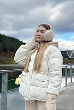 Ukrainian mail order bride Valeriia from Dubno with blonde hair and green eye color - image 42