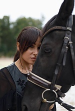 Ukrainian mail order bride Ekaterina from Luxembourg with black hair and green eye color - image 43