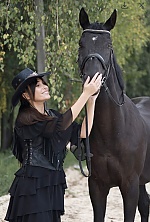 Ukrainian mail order bride Ekaterina from Luxembourg with black hair and green eye color - image 28