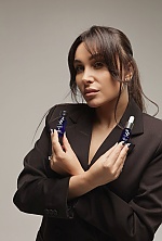 Ukrainian mail order bride Ekaterina from Luxembourg with black hair and green eye color - image 24