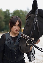 Ukrainian mail order bride Ekaterina from Luxembourg with black hair and green eye color - image 36