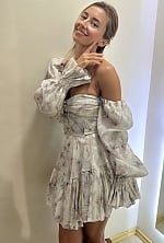 Ukrainian mail order bride Marina from Kharkiv with blonde hair and blue eye color - image 11