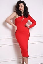 Ukrainian mail order bride Yevheniia from New York with brunette hair and blue eye color - image 9