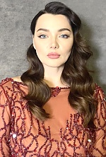 Ukrainian mail order bride Yevheniia from New York with brunette hair and blue eye color - image 7