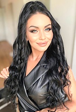 Ukrainian mail order bride Kateryna from Warsaw with black hair and blue eye color - image 5