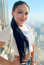 Ukrainian mail order bride Kateryna from Warsaw with black hair and blue eye color - image 8