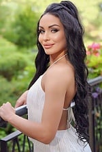Ukrainian mail order bride Kateryna from Warsaw with black hair and blue eye color - image 2