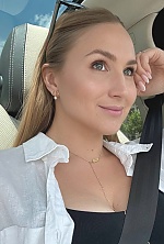 Ukrainian mail order bride Kseniia from Kyiv with blonde hair and blue eye color - image 5