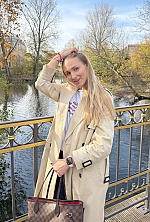 Ukrainian mail order bride Kseniia from Kyiv with blonde hair and blue eye color - image 8