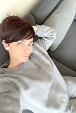 Ukrainian mail order bride Tamara from Bila Tserkva with brunette hair and green eye color - image 5
