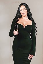 Ukrainian mail order bride Neonila from Kyiv with black hair and green eye color - image 10