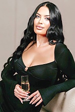 Ukrainian mail order bride Neonila from Kyiv with black hair and green eye color - image 7