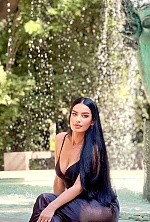 Ukrainian mail order bride Neonila from Kyiv with black hair and green eye color - image 5