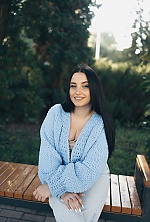 Ukrainian mail order bride Victoria from Ternopil with black hair and blue eye color - image 8