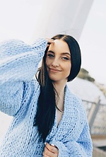 Ukrainian mail order bride Victoria from Ternopil with black hair and blue eye color - image 10