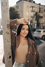 Ukrainian mail order bride Victoria from Ternopil with black hair and blue eye color - image 9