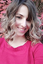 Ukrainian mail order bride Ksenia from Prague with light brown hair and green eye color - image 11