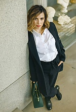 Ukrainian mail order bride Ksenia from Prague with light brown hair and green eye color - image 5