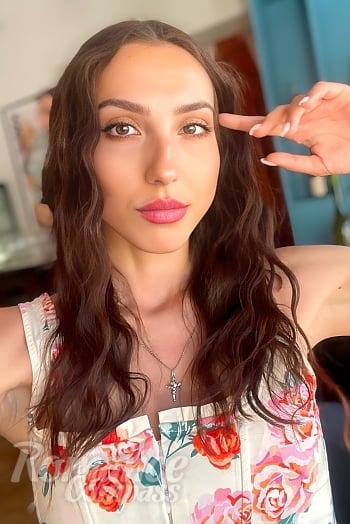 Ukrainian mail order bride Kateryna from Odesa with brunette hair and brown eye color - image 1