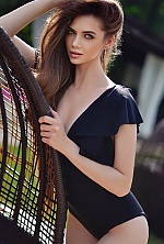 Ukrainian mail order bride Ksenia from Los Angeles with brunette hair and grey eye color - image 6